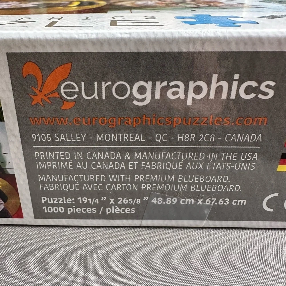 EUROGRAPHICS 1000pc Funny Cats jigsaw puzzle